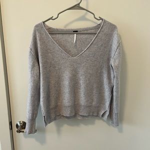 Free people crop cashmere top
